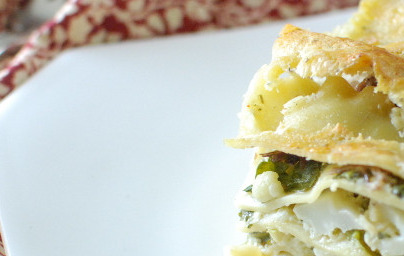 LCHF lazanja s cvetačo